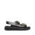 TOD'S TOD'S DOUBLE BUCKLE SANDALS SHOES BLACK