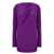 Versace Versace Cut Out Jersey Dress PURPLE