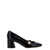 Casadei 'Emily' Black Pointed Pumps With Pearl Detail In Patent Leather Woman BLACK