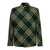 Burberry Burberry Check Wool Tailored Blazer GREEN