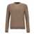 Zanone Zanone Cotton Crepe Sweater Beige