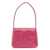 Dolce & Gabbana 'DG Logo' Pink Shoulder Bag in 3D Quilted Logo Detail in Smooth Leather Woman PINK