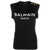 Balmain BALMAIN T-SHIRT WITH PRINT BLACK