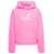 ERL UNISEX SILVER PRINT VENICE HOODE KNIT PINK
