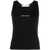 Palm Angels PALM ANGELS TOP WITH OLYMPIC NECKLINE BLACK