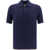 Brunello Cucinelli Polo Shirt NAVY+OYSTER