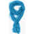 Alberta Ferretti Solid Color Silk Foulard Light Blue