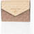 Michael Kors Michael Two-Tone Faux Leather Vanilla Wallet With All-Over M Brown