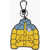 Moncler Keyring With Leather Pendant Yellow