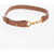 Céline Leather Necklace With Golden Detail Brown