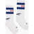 Vetements Contrast Embroidered Classic Long Socks White