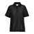 COURRÈGES Courrèges Mesh Fabric Polo Shirt Black