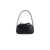 Marc Jacobs 'The Slingshot' Black Shoulder Bag With Double J Detail In Cross-Grain Leather Woman Black