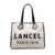 LANCEL LANCEL SUMMER TOTE - L414201L BEACH BAG BAGS BLACK