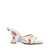 MALONE SOULIERS Malone Souliers Perla Wedge 85 Printed Canvas Mules BEIGE