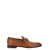 Ferragamo Brown Loafers with Gancini Detail in Leather Man BEIGE