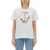 MOSCHINO JEANS MOSCHINO JEANS T-SHIRT WITH LOGO WHITE