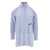 Pinko Oversized Light Blue Striped Shirt with Logo Embroidery in Cotton Blend Woman BLU