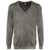 AVANT TOI AVANT TOI CAMOUFLAGE EFFECT V NECK PULLOVER CLOTHING BROWN