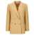 TWINSET Twinset Double-Breasted Blazer Beige