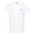 Balmain BALMAIN  FLOCK T-SHIRT CLASSIC FIT CLOTHING WHITE