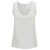 P.A.R.O.S.H. White Tank Top with Plunging U Neckline in Polyamide Woman WHITE