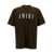 AMIRI Brown T-Shirt with Contrasting Logo Print in Cotton Man BROWN