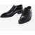 Jil Sander Leather Pointed Loafers With Rubber Sole Black