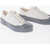 Jil Sander Canvas Low-Top Sneakers With Rubber Sole White