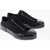 Jil Sander Canvas Low-Top Sneakers With Rubber Sole Black
