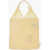 Jil Sander Double Color Knitted Tote Bag Yellow