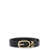 Gucci GUCCI LEATHER BELT WITH METAL BUCKLE BLACK
