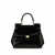 Dolce & Gabbana Dolce & Gabbana Sicily Handbag In Glossy Calf Leather Black