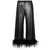 OSEREE OSÉREE LUMIERE PLUMAGE LONG PANTS CLOTHING BLACK