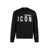 DSQUARED2 DSQUARED2 Icon Detail Cotton Sweatshirt Black