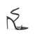 Saint Laurent Saint Laurent Satin Sandals Black