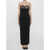 Dolce & Gabbana Long Dress With Corset BLACK