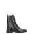 Tory Burch TORY BURCH LEATHER LACE-UP BOOTS BLACK
