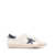 Golden Goose 'Super-Star' White Low Top Sneakers with Embossed Logo and Contrasting Heel Tab in Leather Man BEIGE