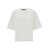 Fabiana Filippi Oversized White Crewneck T-Shirt in Cotton Woman WHITE