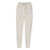 Brunello Cucinelli BRUNELLO CUCINELLI Smooth cotton fleece Cargo pants with monile WHITE