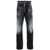 DSQUARED2 DSQUARED2 642 distressed slim-leg jeans BLACK