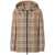 Burberry BURBERRY Check motif hooded jacket BEIGE