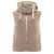 Brunello Cucinelli Brunello Cucinelli Dazzling English Rib Knit Down Vest Beige