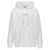 Lanvin Lanvin Logo Embroidery Hoodie WHITE