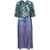 forte_forte FORTE_FORTE Printed cotton and silk blend long dress CLEAR BLUE