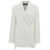 JACQUEMUS 'La Veste Tibau' White Asymmetric Double-Breasted Jacket In Viscose Woman WHITE