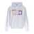 MSGM Msgm 'Camo Season Box Logo' Hoodie WHITE