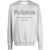 Alexander McQueen ALEXANDER MCQUEEN Graffiti organic cotton sweatshirt Grey