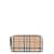 Burberry Burberry Checked Motif Card Holder Beige